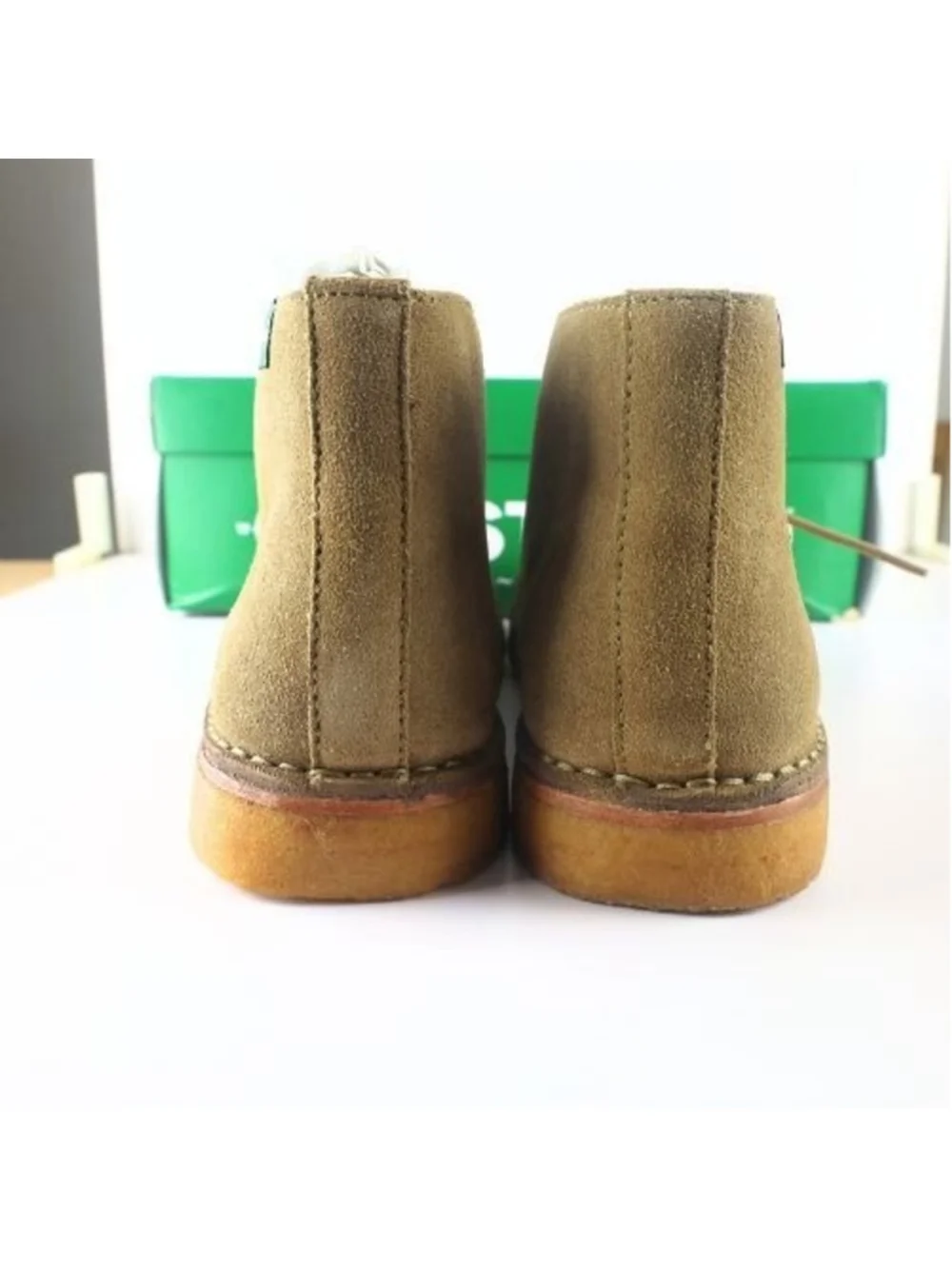 Eastland Hull 1955 Chukka Men Boots Khaki Suede 8- 0049